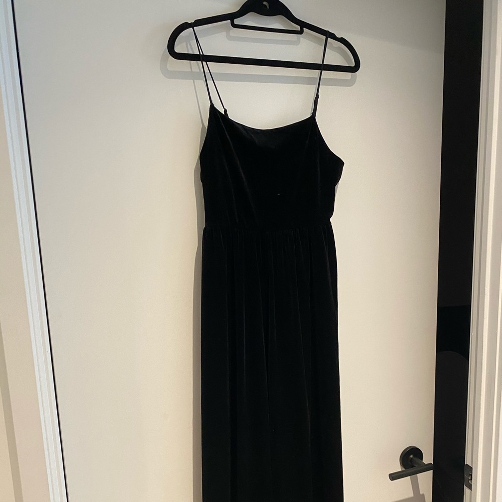 Black Velvet Jumpsuit